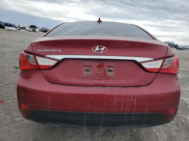 5NPEB4AC2EH896053 - 2014 HYUNDAI SONATA GLS RED photo 6