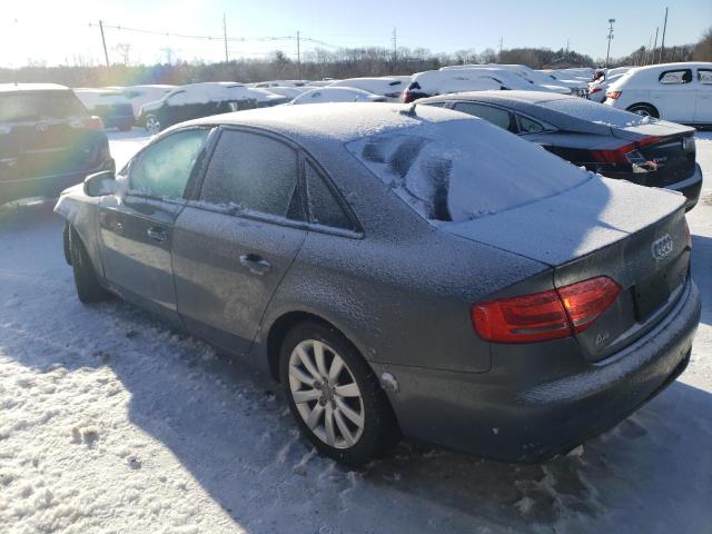 WAUBFAFLXCN004110 - 2012 AUDI A4 PREMIUM GRAY photo 2