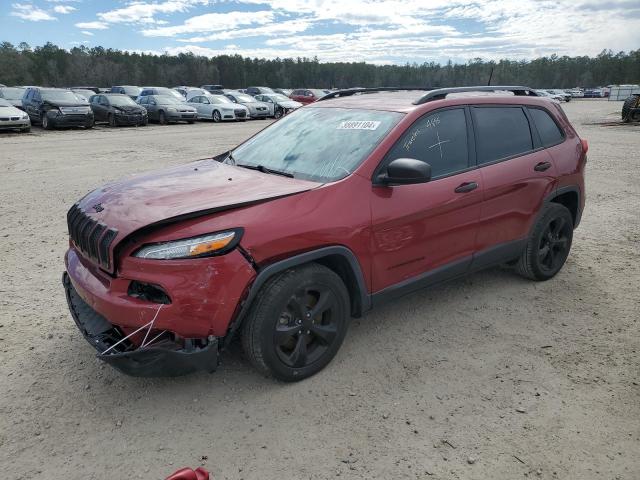 1C4PJLAB9HW508389 - 2017 JEEP CHEROKEE SPORT RED photo 1