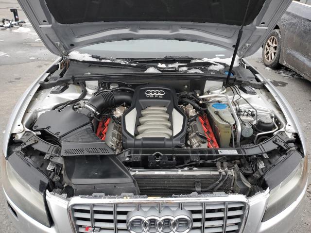 WAUVVAFR3CA014375 - 2012 AUDI S5 PRESTIGE SILVER photo 11