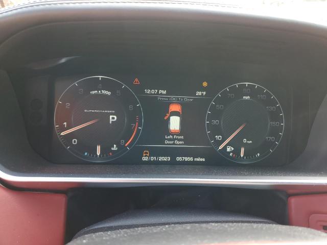 SALWV2EF1EA329059 - 2014 LAND ROVER RANGE ROVE AUTOBIOGRAPHY BURGUNDY photo 9