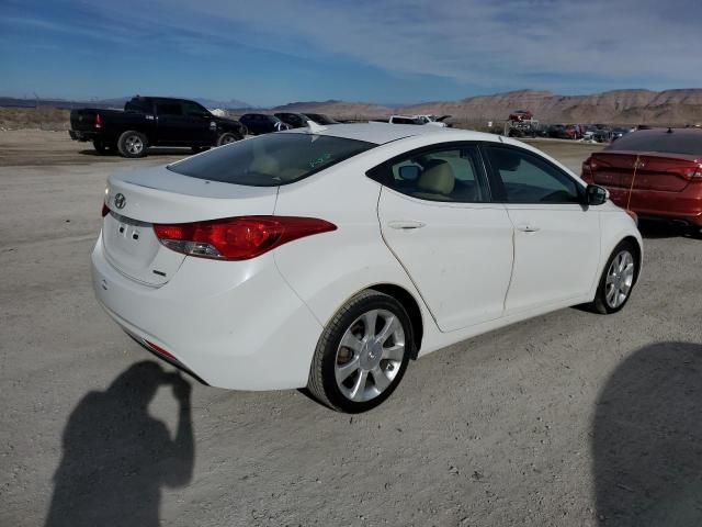 5NPDH4AE1BH001594 - 2011 HYUNDAI ELANTRA GLS WHITE photo 3