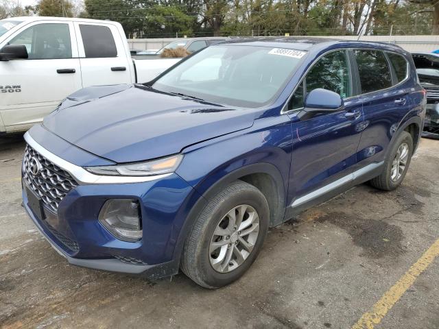 5NMS23AD6LH172527 - 2020 HYUNDAI SANTA FE SE BLUE photo 1