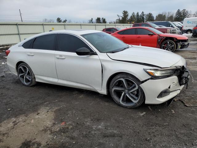 1HGCV2F37NA025315 - 2022 HONDA ACCORD SPORT WHITE photo 4