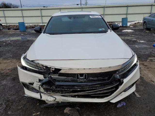 1HGCV2F37NA025315 - 2022 HONDA ACCORD SPORT WHITE photo 5