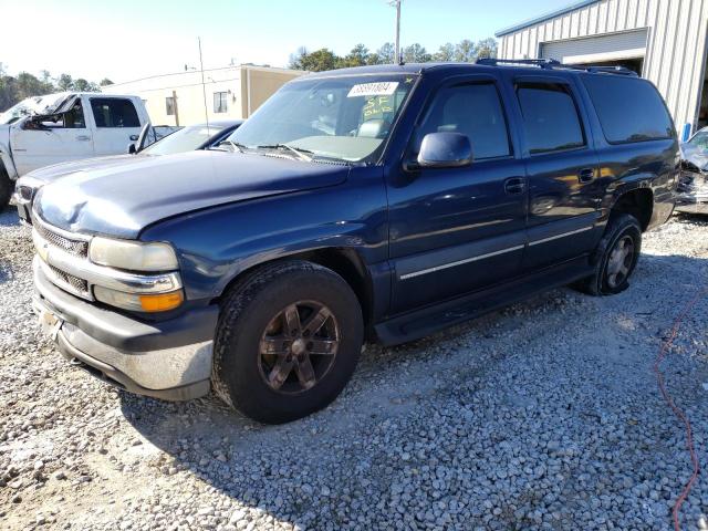 1GNFK16Z42J199333 - 2002 CHEVROLET SUBURBAN K1500 BLUE photo 1