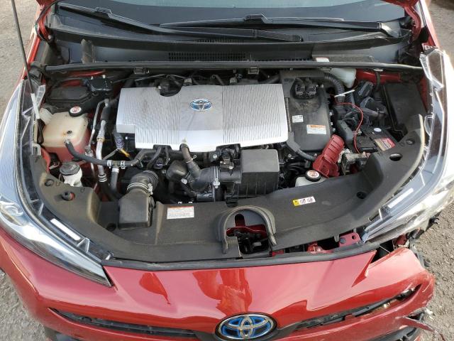 JTDKARFU6L3109389 - 2020 TOYOTA PRIUS L RED photo 11