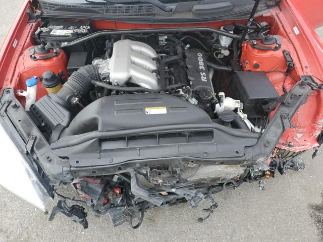 KMHHU6KH8BU062704 - 2011 HYUNDAI GENESIS CO 3.8L RED photo 11