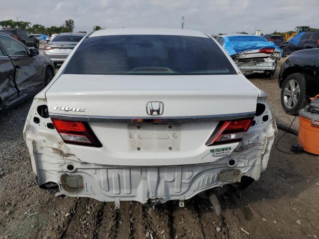 19XFB2F54EE013013 - 2014 HONDA CIVIC LX WHITE photo 6