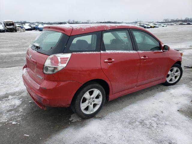 2T1KR30E38C709969 - 2008 TOYOTA COROLLA MA XR RED photo 3