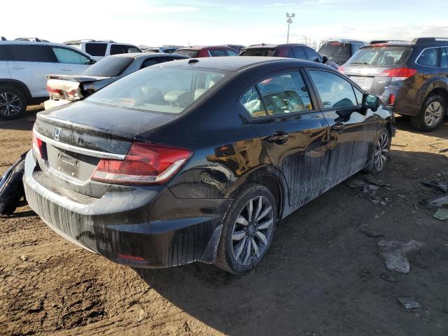 19XFB2F98FE061151 - 2015 HONDA CIVIC EXL შავი ფოტო 3