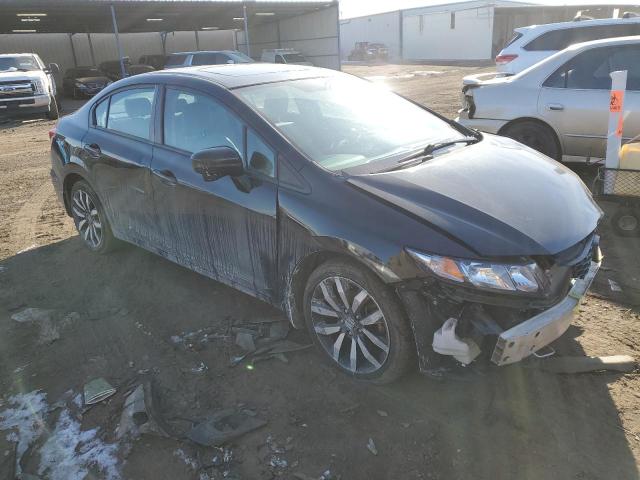 19XFB2F98FE061151 - 2015 HONDA CIVIC EXL შავი ფოტო 4