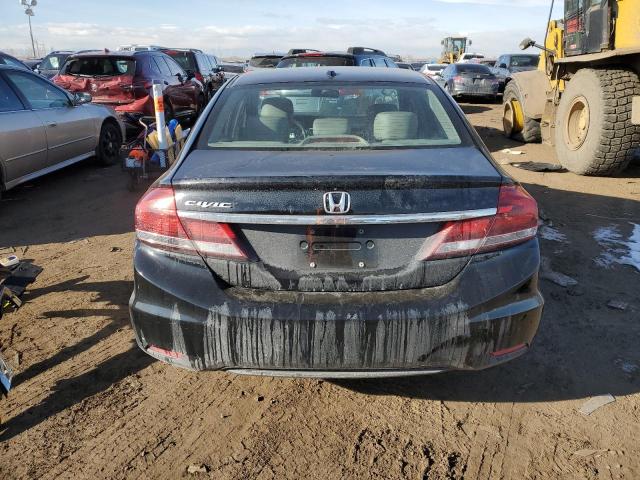 19XFB2F98FE061151 - 2015 HONDA CIVIC EXL შავი ფოტო 6