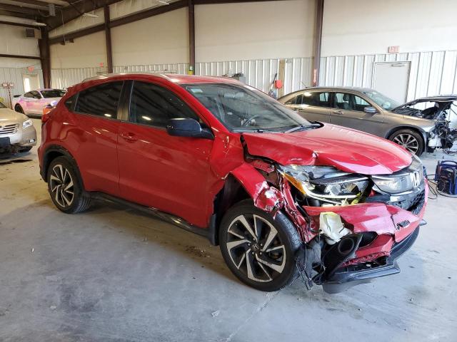 3CZRU5H13KG700609 - 2019 HONDA HR-V SPORT RED photo 4