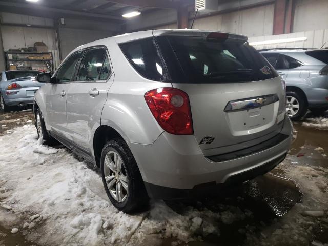 2GNALAEK7E1126757 - 2014 CHEVROLET EQUINOX LS SILVER photo 2