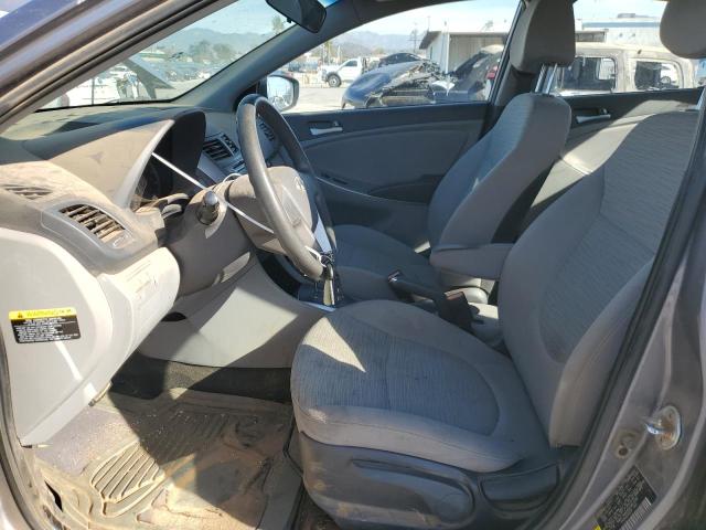 KMHCT4AE4GU081038 - 2016 HYUNDAI ACCENT SE GRAY photo 7