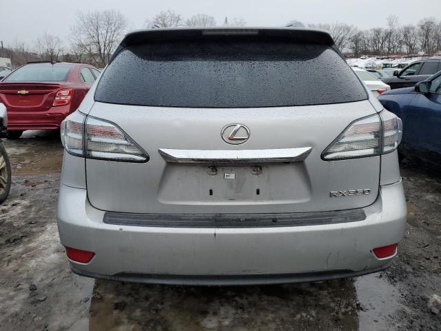 2T2BK1BA7CC152037 - 2012 LEXUS RX 350 SILVER photo 6