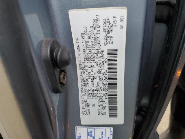 5TDBA22C34S007424 - 2004 TOYOTA SIENNA XLE GRAY photo 13