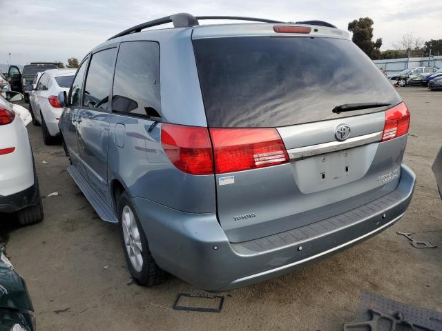 5TDBA22C34S007424 - 2004 TOYOTA SIENNA XLE GRAY photo 2