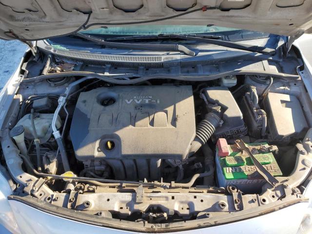 1NXBU40E99Z092145 - 2009 TOYOTA COROLLA BASE SILVER photo 11