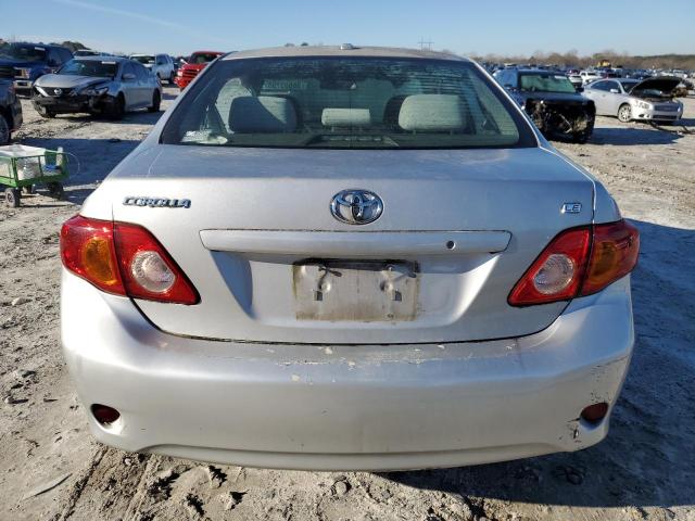 1NXBU40E99Z092145 - 2009 TOYOTA COROLLA BASE SILVER photo 6
