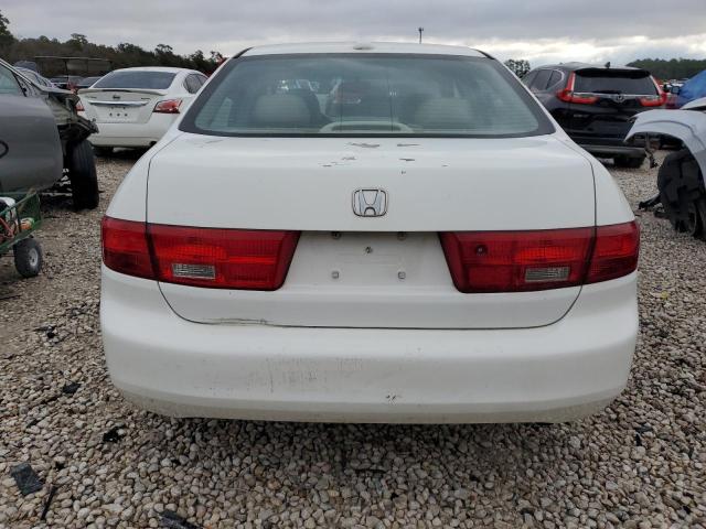 1HGCM665X5A016734 - 2005 HONDA ACCORD EX WHITE photo 6