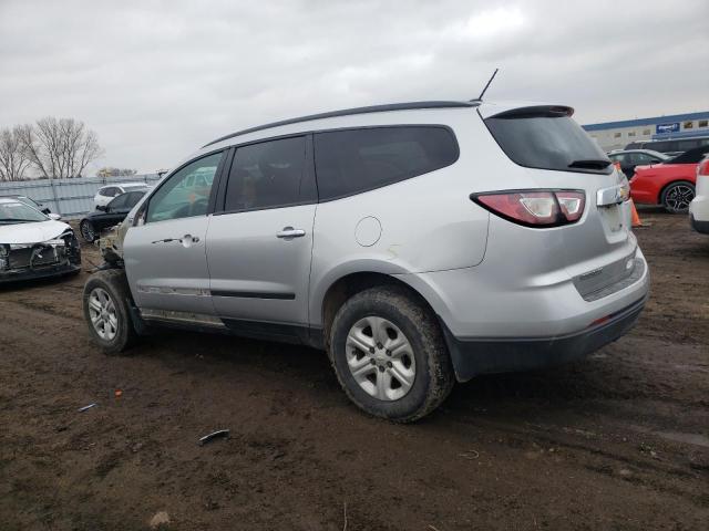 1GNKRFKD9EJ314403 - 2014 CHEVROLET TRAVERSE LS SILVER photo 2