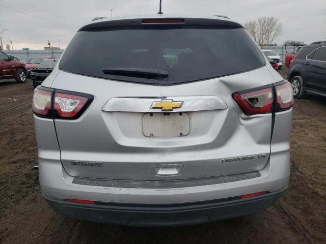 1GNKRFKD9EJ314403 - 2014 CHEVROLET TRAVERSE LS SILVER photo 6