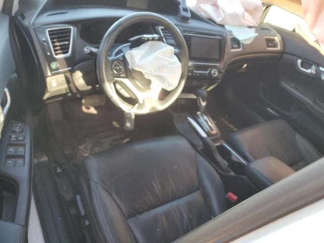 19XFB2F97FE034295 - 2015 HONDA CIVIC EXL Սպիտակ լուսանկար 8