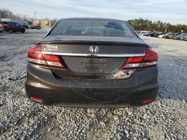 2HGFB2F52EH508817 - 2014 HONDA CIVIC LX BROWN photo 6