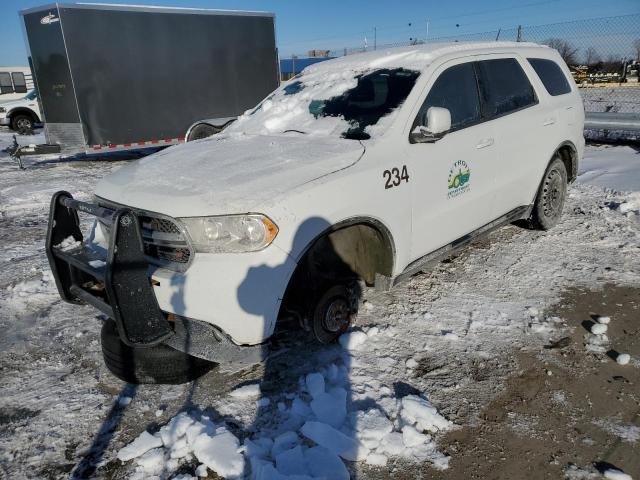 1C4RDJFG2DC683166 - 2013 DODGE DURANGO SSV WHITE photo 1