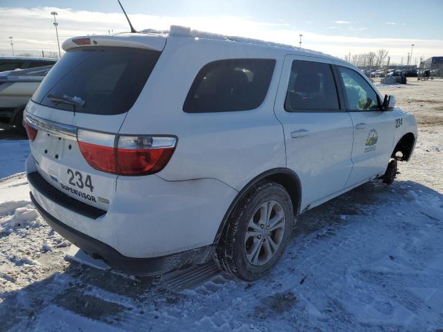 1C4RDJFG2DC683166 - 2013 DODGE DURANGO SSV WHITE photo 3