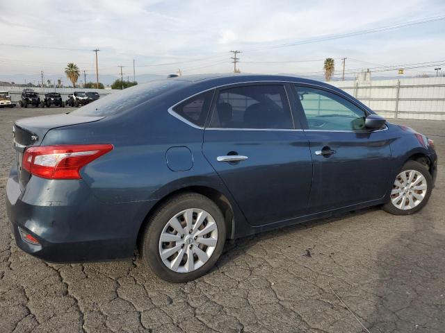 3N1AB7AP4HY346690 - 2017 NISSAN SENTRA S BLUE photo 3