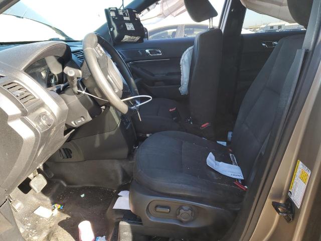 1FM5K8AR0HGC57685 - 2017 FORD EXPLORER POLICE INTERCEPTOR TAN photo 7