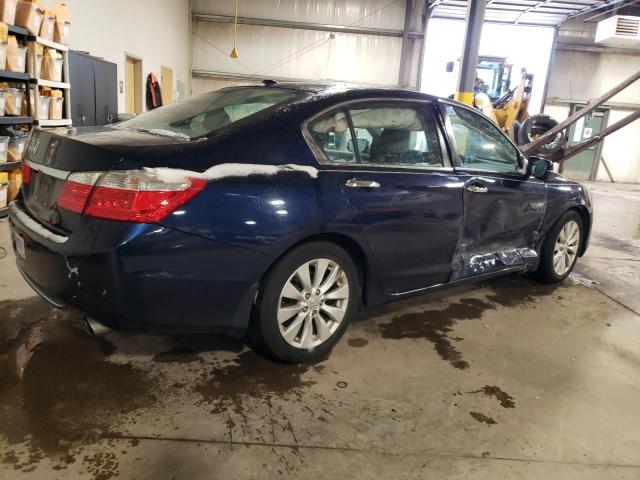 1HGCR2F89FA166548 - 2015 HONDA ACCORD EXL BLUE photo 3