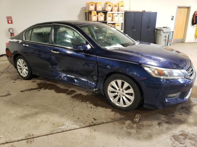 1HGCR2F89FA166548 - 2015 HONDA ACCORD EXL BLUE photo 4