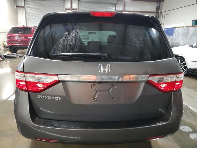 5FNRL5H48DB019499 - 2013 HONDA ODYSSEY EX GRAY photo 6