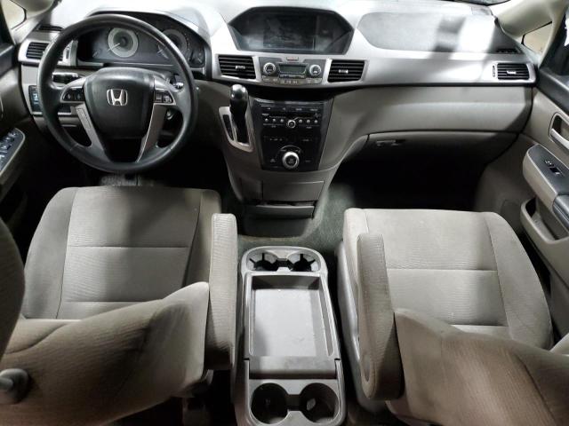 5FNRL5H48DB019499 - 2013 HONDA ODYSSEY EX GRAY photo 8