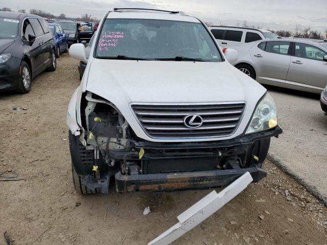 JTJBT20X480170119 - 2008 LEXUS GX 470 WHITE photo 5