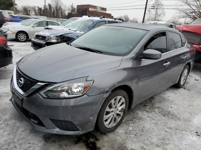 3N1AB7AP6KY441811 - 2019 NISSAN SENTRA S GRAY photo 1