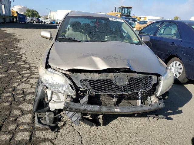 1NXBU40E59Z108549 - 2009 TOYOTA COROLLA BASE GOLD photo 5