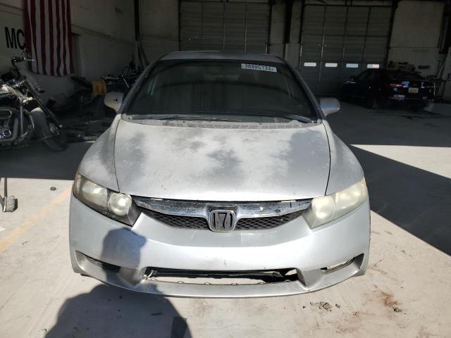 2HGFA16509H312488 - 2009 HONDA CIVIC LX SILVER photo 5