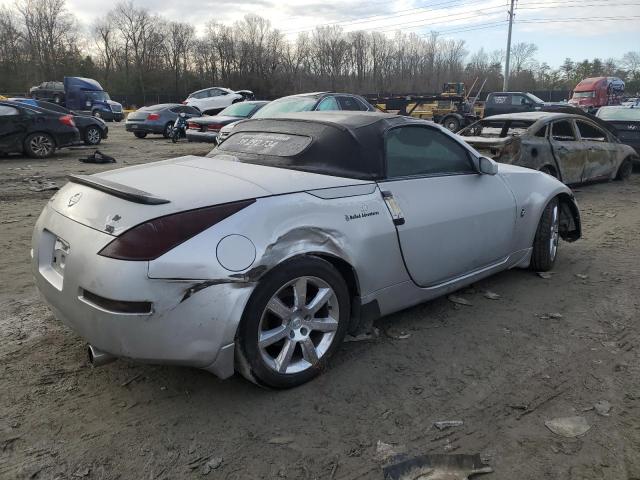 JN1AZ36A14T004738 - 2004 NISSAN 350Z ROADSTER SILVER photo 3