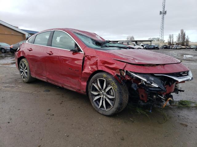 1G1ZG5ST3MF010282 - 2021 CHEVROLET MALIBU RS RED photo 4