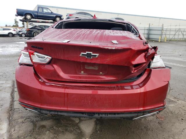 1G1ZG5ST3MF010282 - 2021 CHEVROLET MALIBU RS RED photo 6
