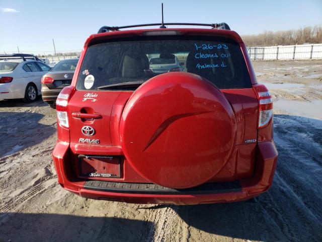 2T3DF4DV1BW172064 - 2011 TOYOTA RAV4 LIMITED RED photo 6