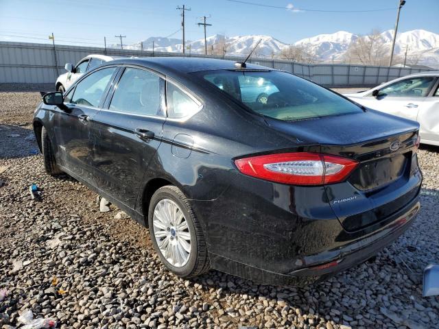 3FA6P0LU9ER339714 - 2014 FORD FUSION SE HYBRID BLACK photo 2