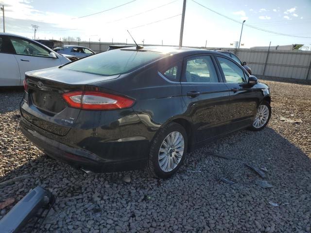 3FA6P0LU9ER339714 - 2014 FORD FUSION SE HYBRID BLACK photo 3