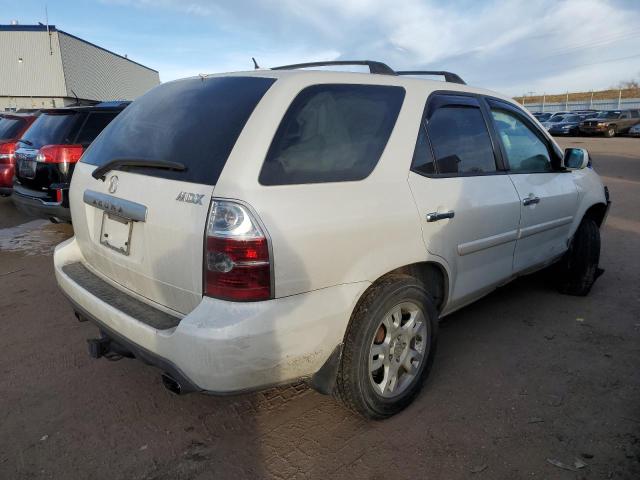 2HNYD18896H500938 - 2006 ACURA MDX TOURING WHITE photo 3