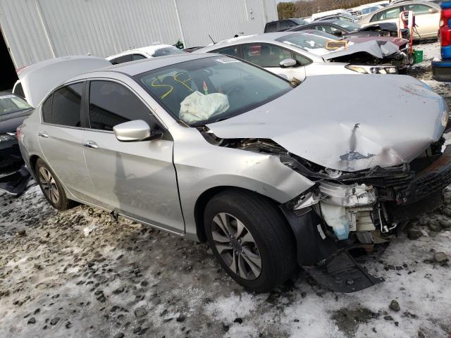 1HGCR2F35EA002071 - 2014 HONDA ACCORD LX GRAY photo 4